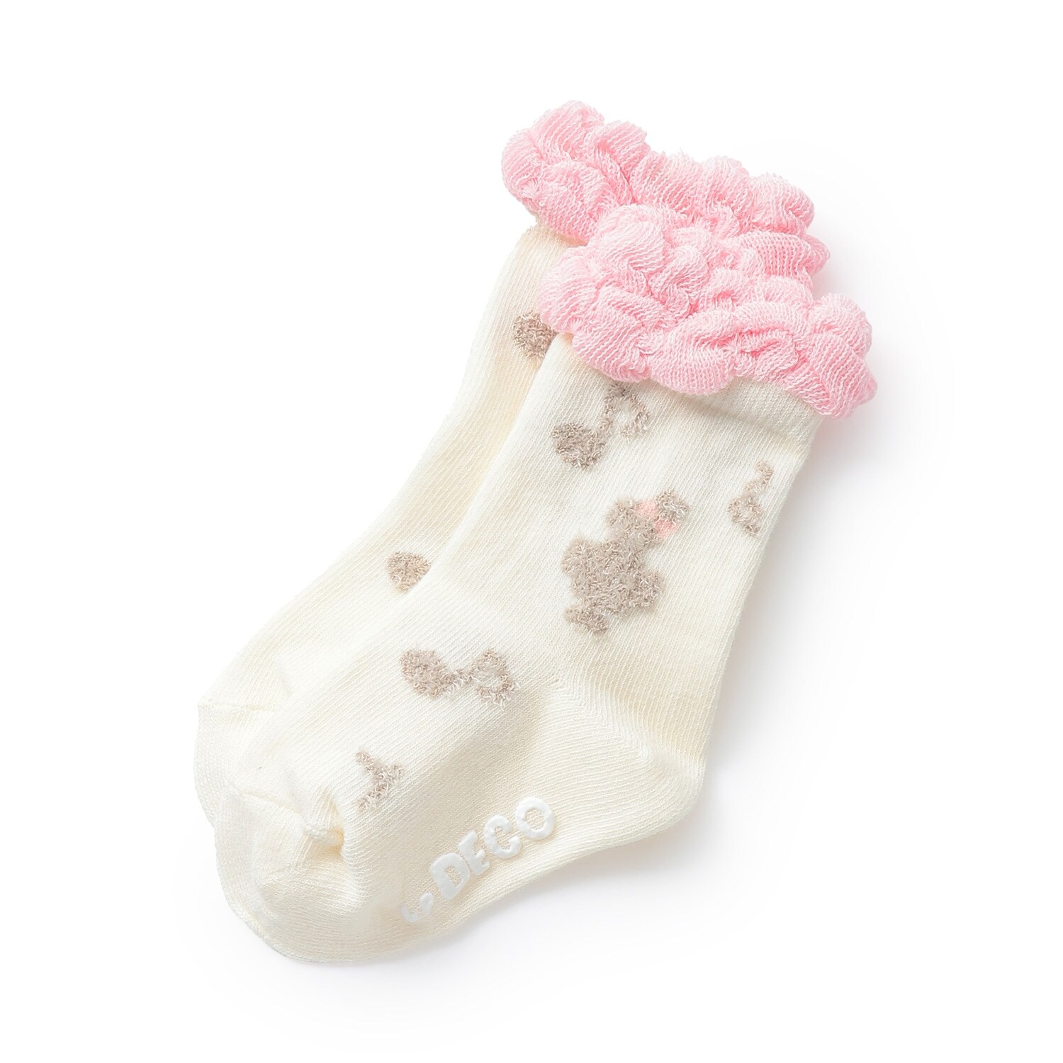 シルエットmimiちゃん＆音符 ソックス