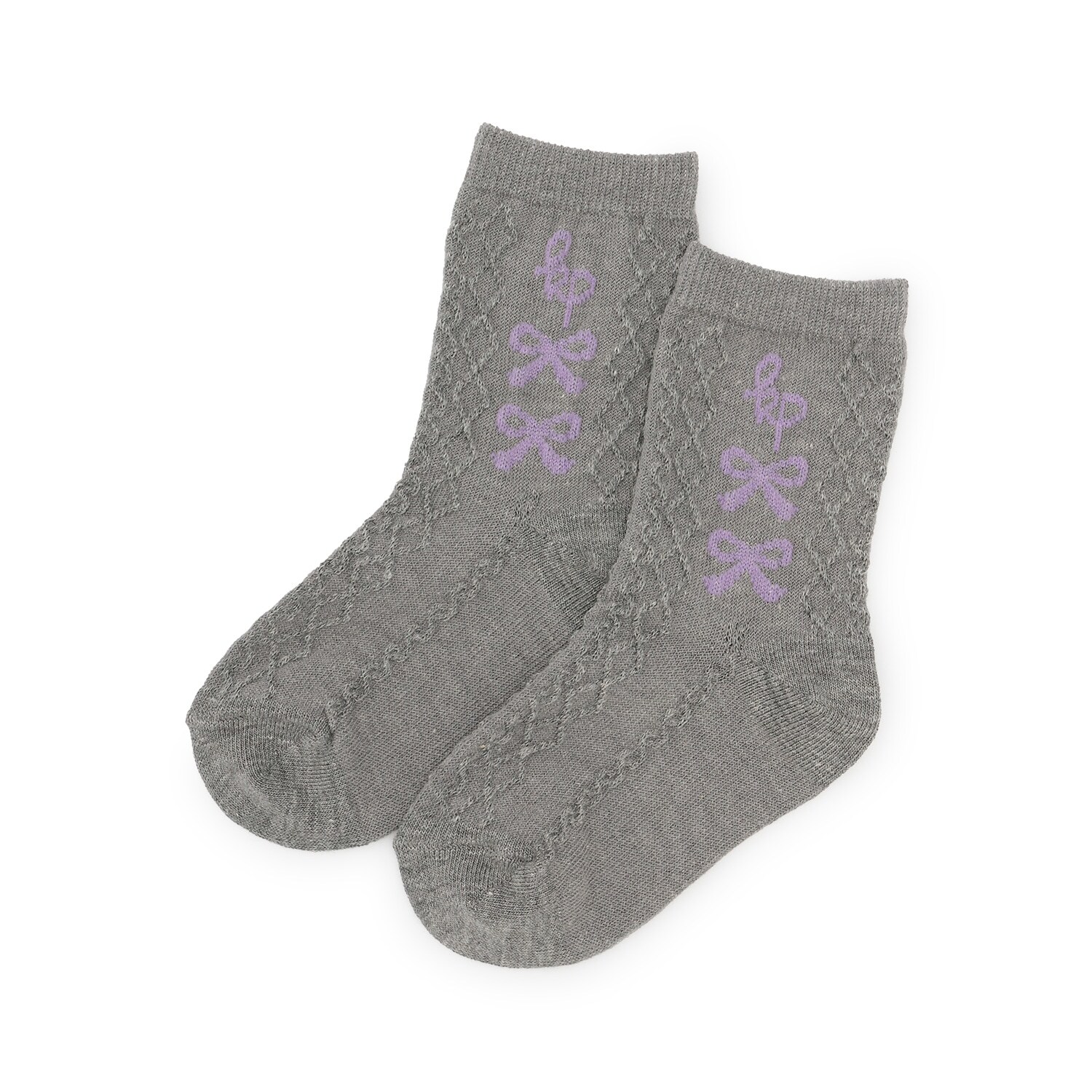 リボン柄 フロート編ソックス