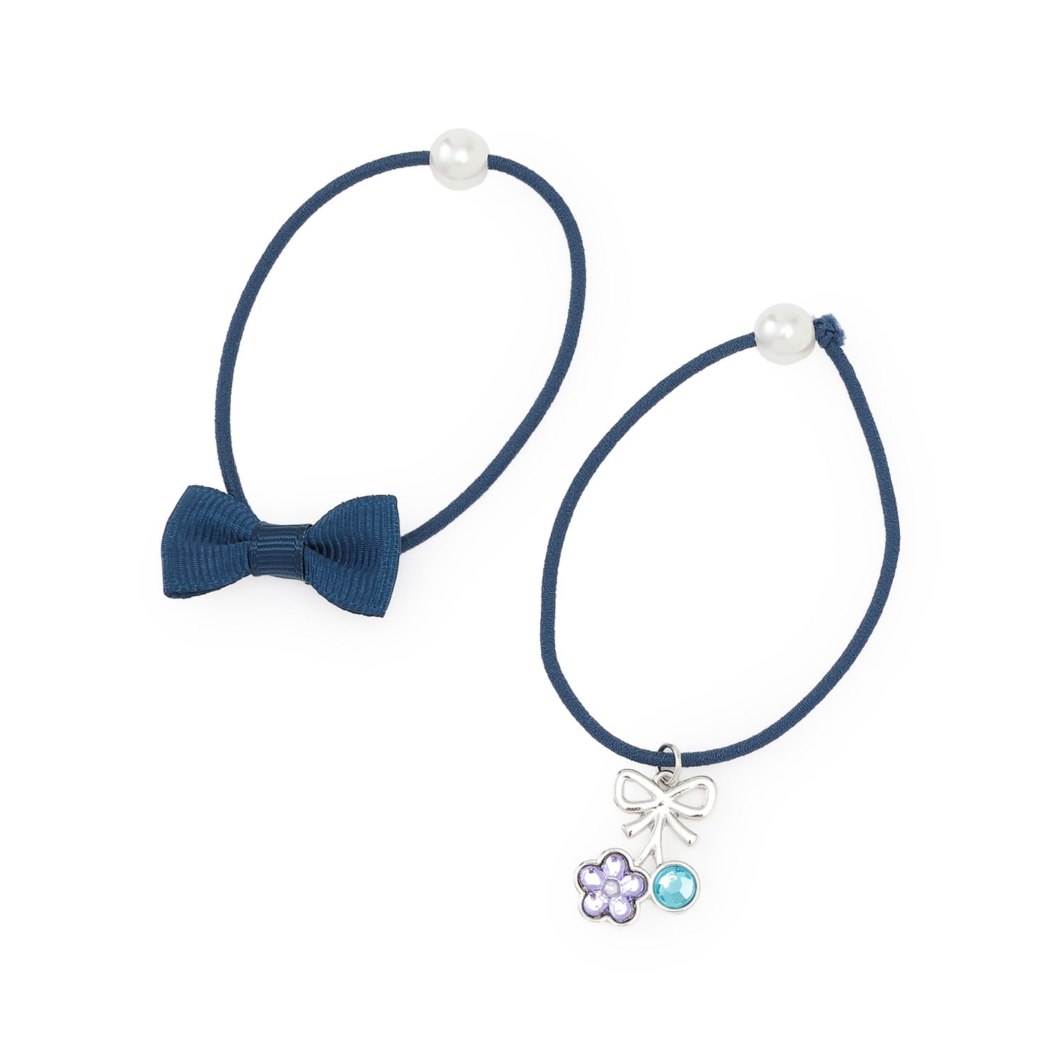 リボンモチーフ ヘアポニー