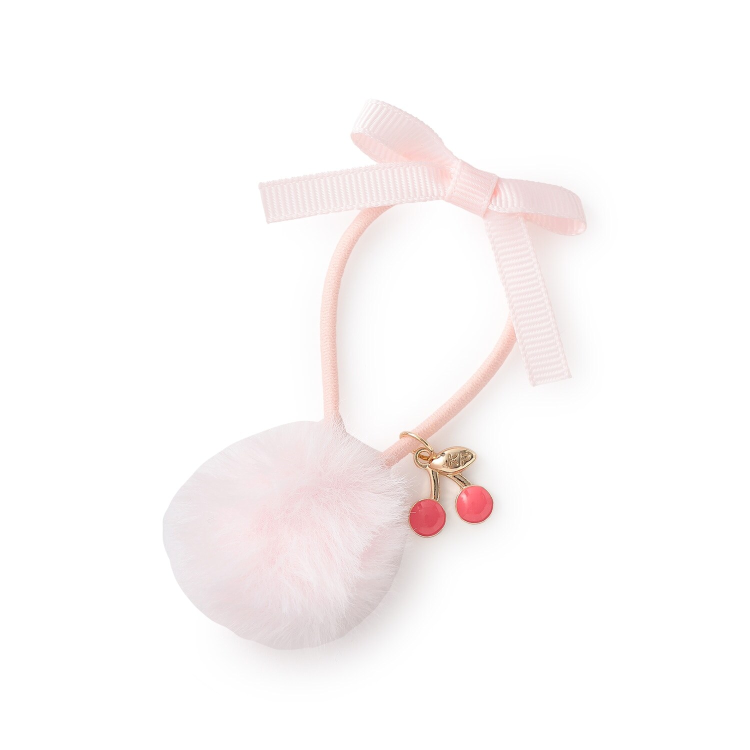 ボン天＆リボンモチーフ ヘアポニー