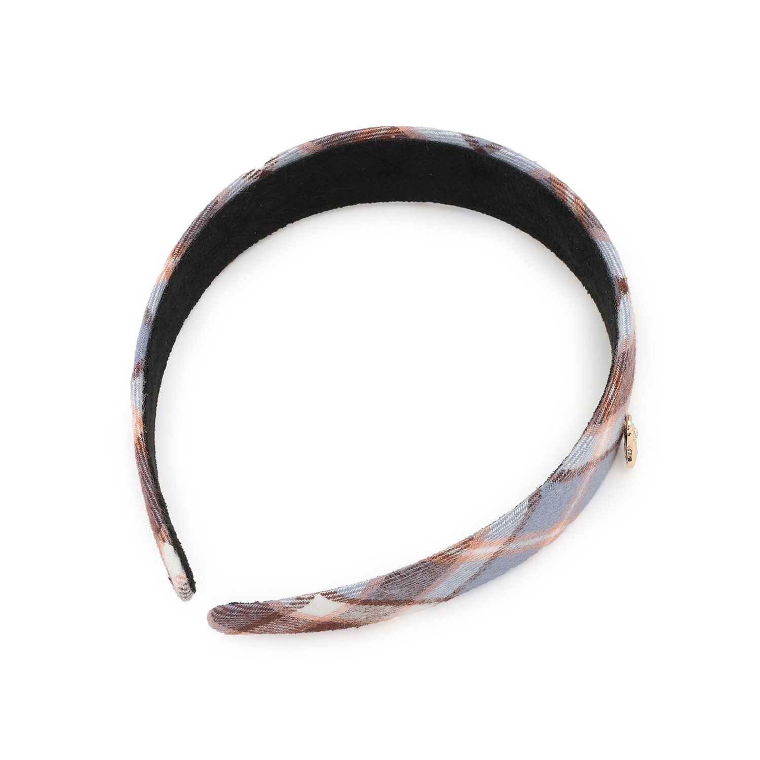 チェックカチューシャ