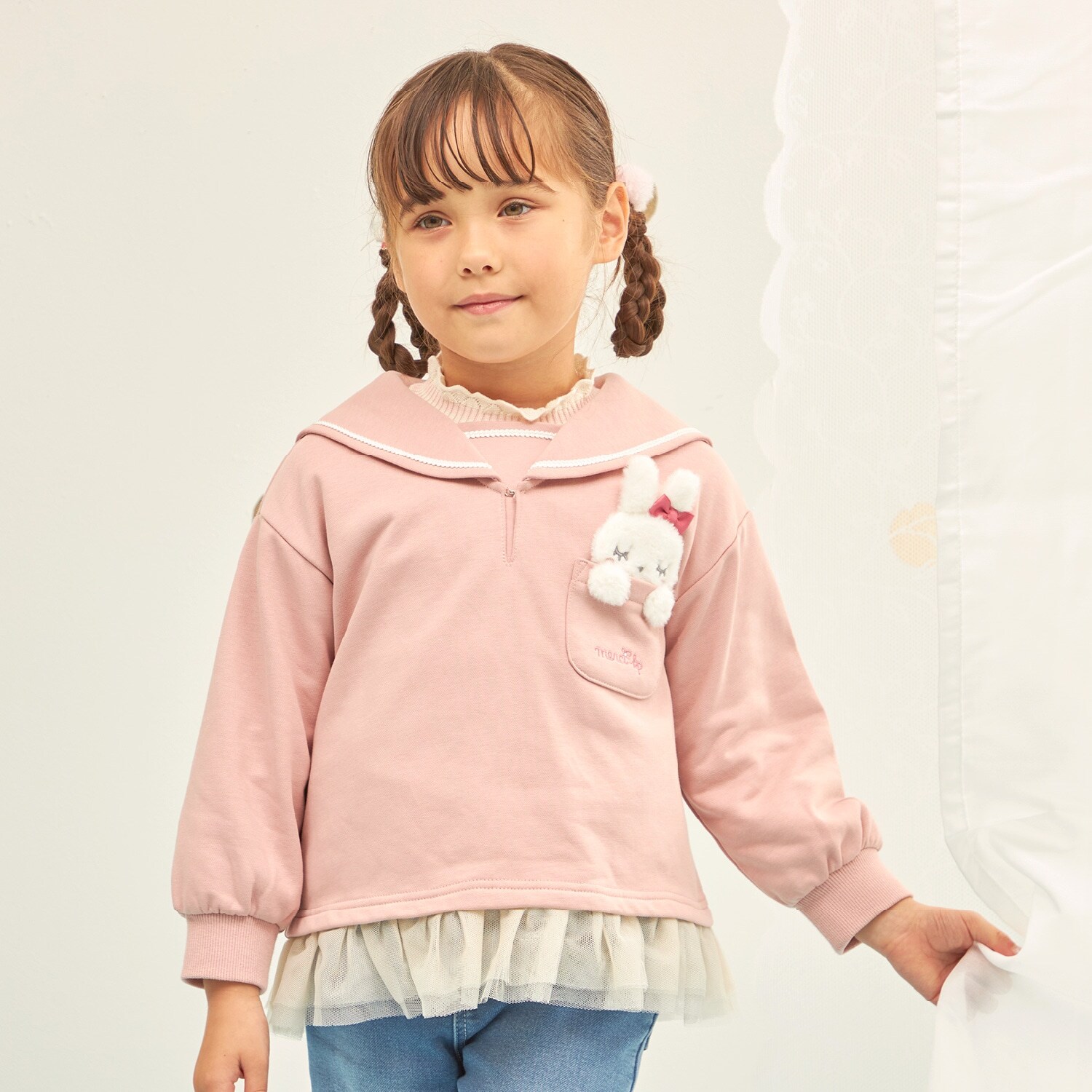 セーラーカラー トレーナー 【吸湿発熱】