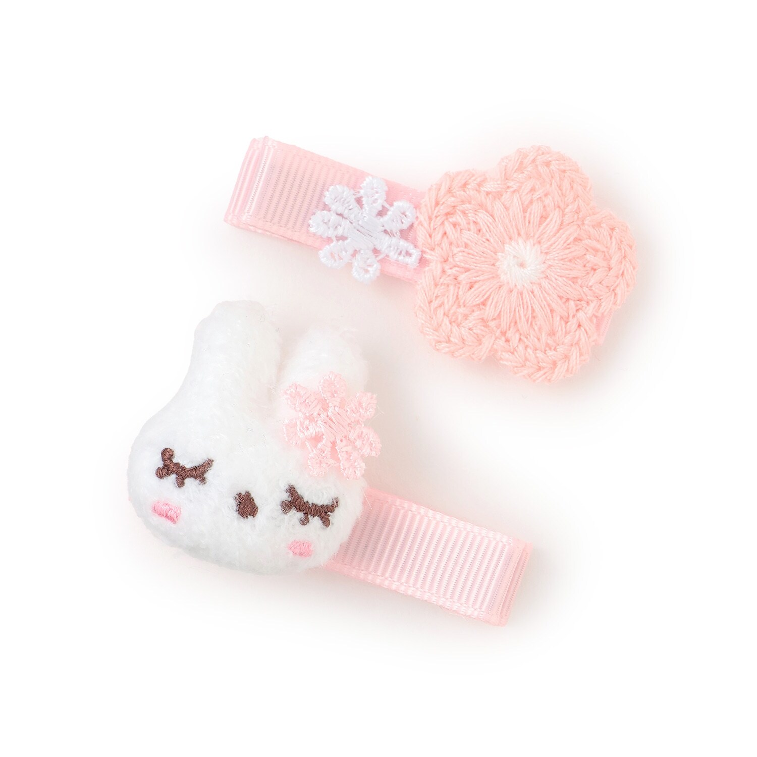 mimiちゃん・花 ヘアクリップ