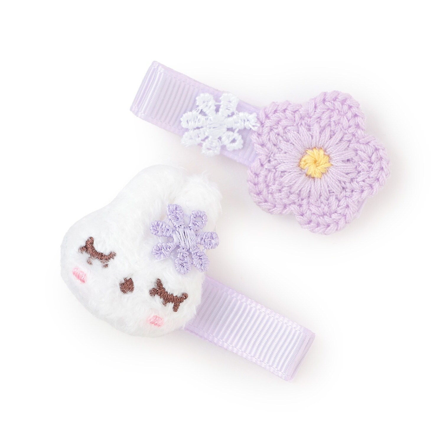 mimiちゃん・花 ヘアクリップ