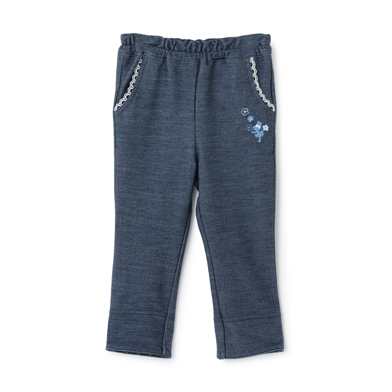 デニムニット パンツ