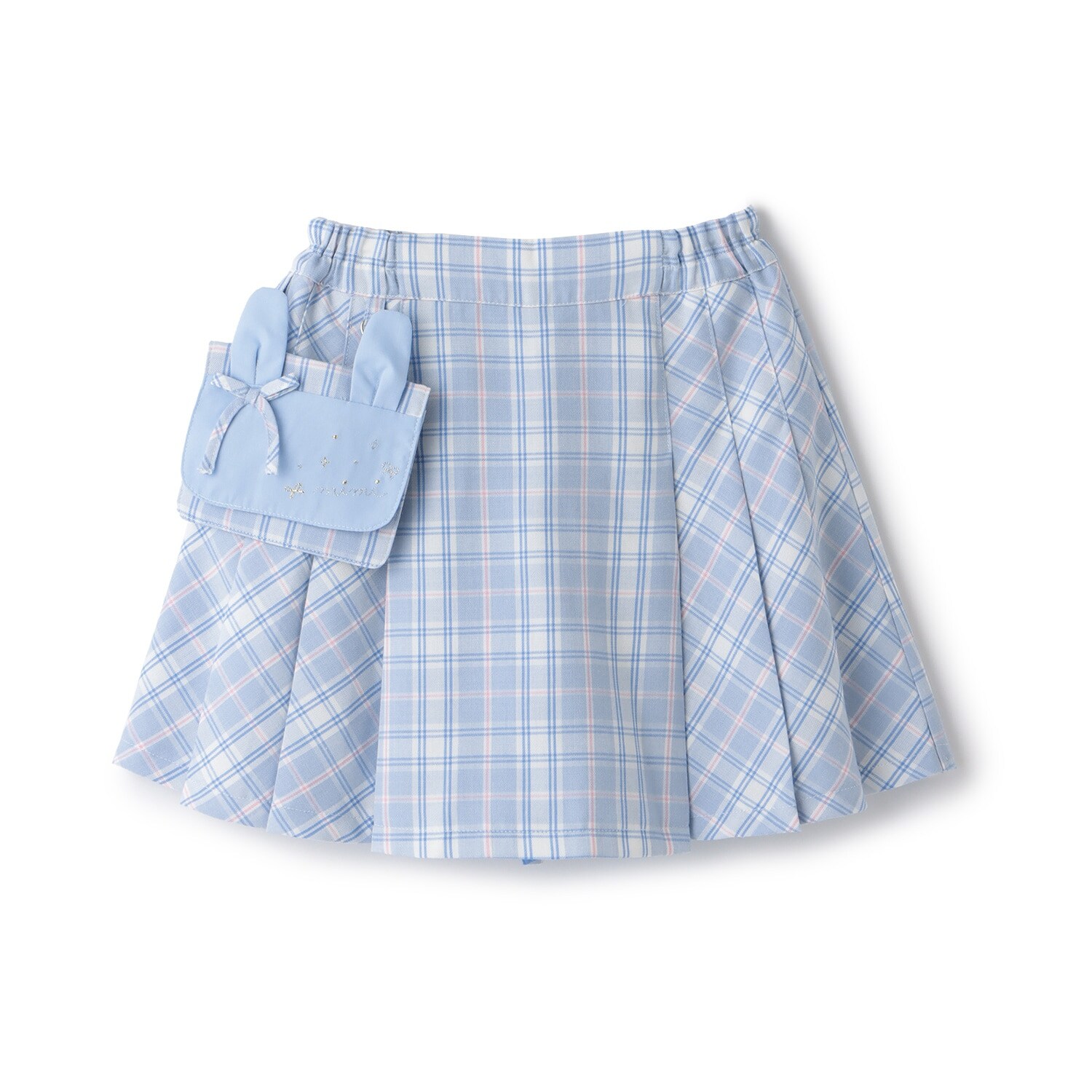 移動ポケット付き プリーツスカート