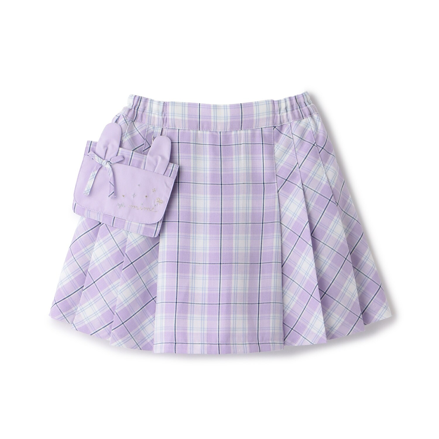 移動ポケット付き プリーツスカート