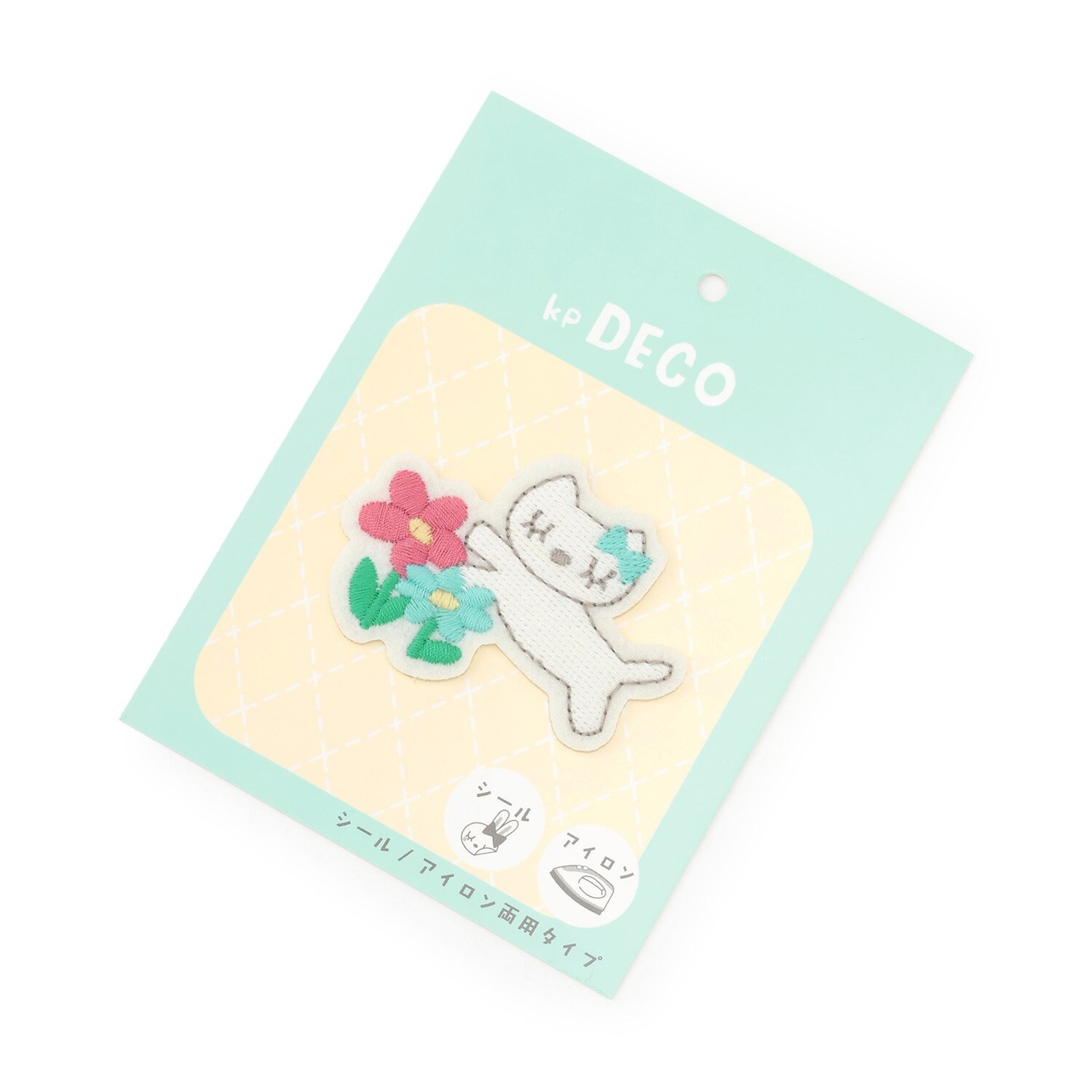 cocoちゃん＆花 ワッペン