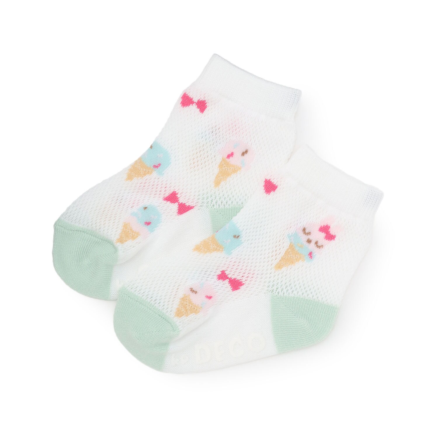 アイス柄 ソックス 【COOLMAX】