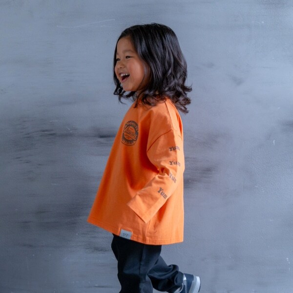 ドーナッツショッププリント長袖T