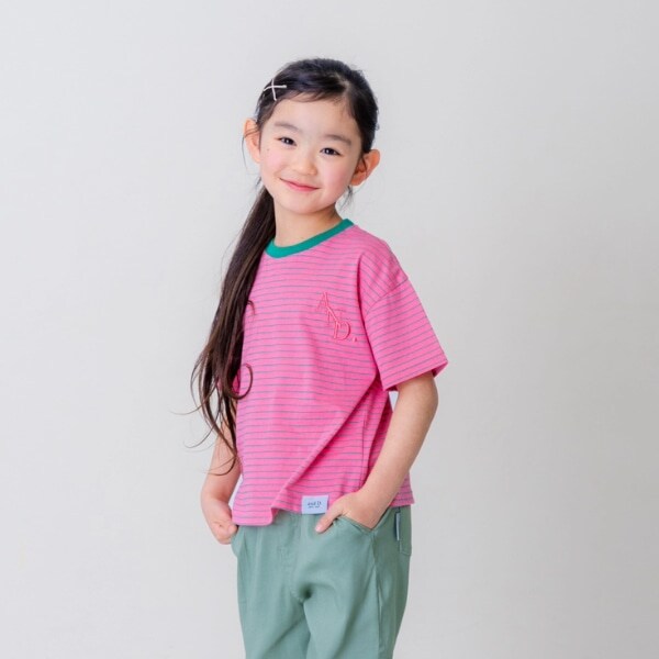 【リンク】オーバーサイズボーダー半袖T