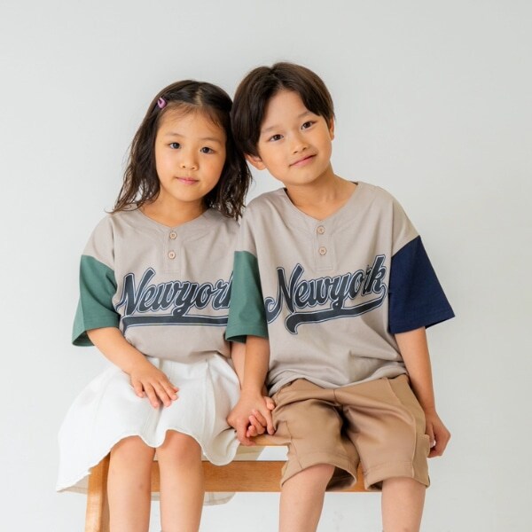 ベースボール半袖Tシャツ