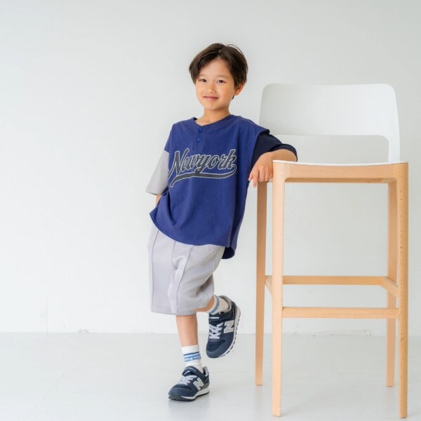 ベースボール半袖Tシャツ