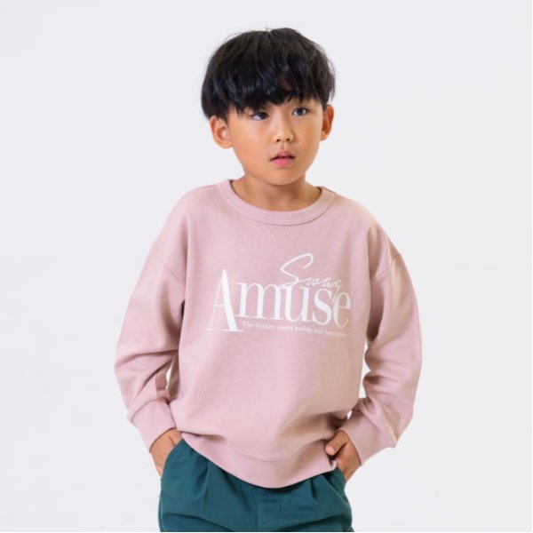 アソートロゴプリントワイドスウェット