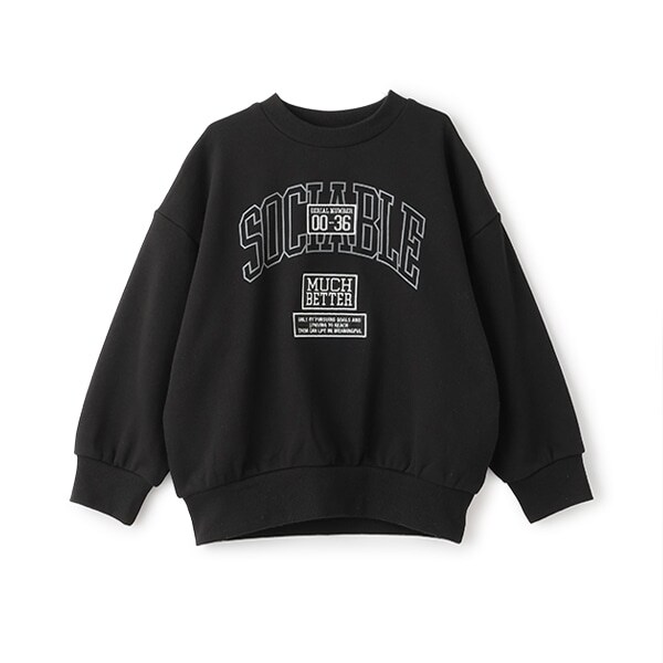 【親子リンク】Kidsワッペンビッグスウェット