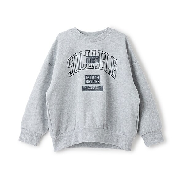 【親子リンク】Kidsワッペンビッグスウェット