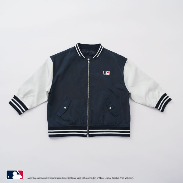 【MLB】ワッペンプリントジャケット