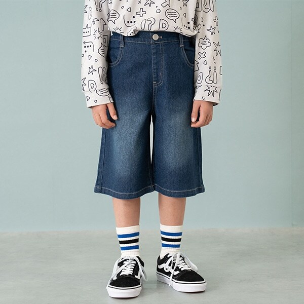 デニムバミューダパンツ