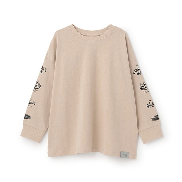 【365D.】袖プリントビッグロンT