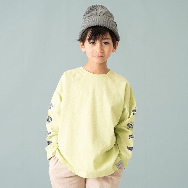 【365D.】袖プリントビッグロンT