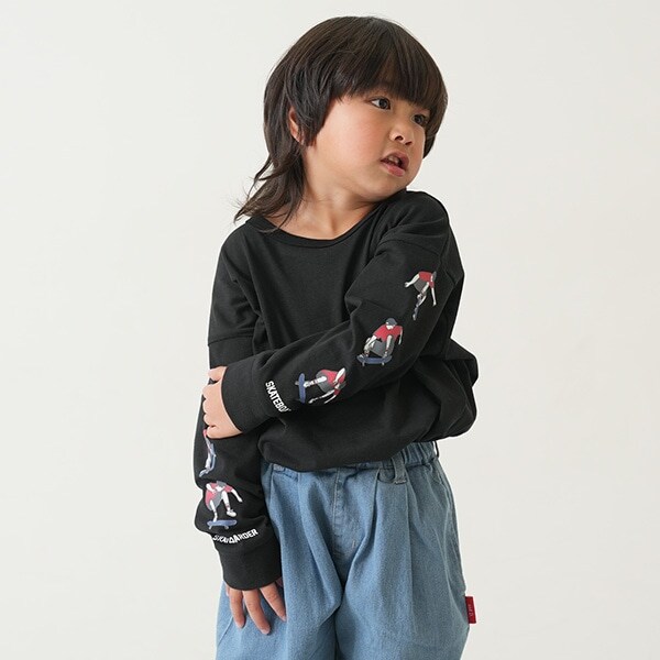 【365D.】袖プリントビッグロンT