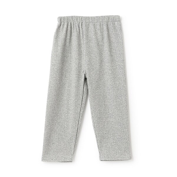 【365D.】防汚ムジリブ7分レギンス