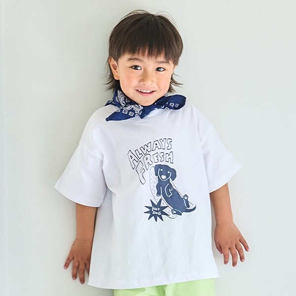 ［大人気につき再入荷！］【綿100%】【365D.】OFUZAKEグラフィックワイド半T