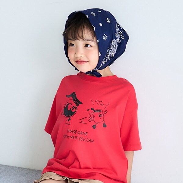 ［大人気につき再入荷！］【綿100%】【365D.】OFUZAKEグラフィックワイド半T