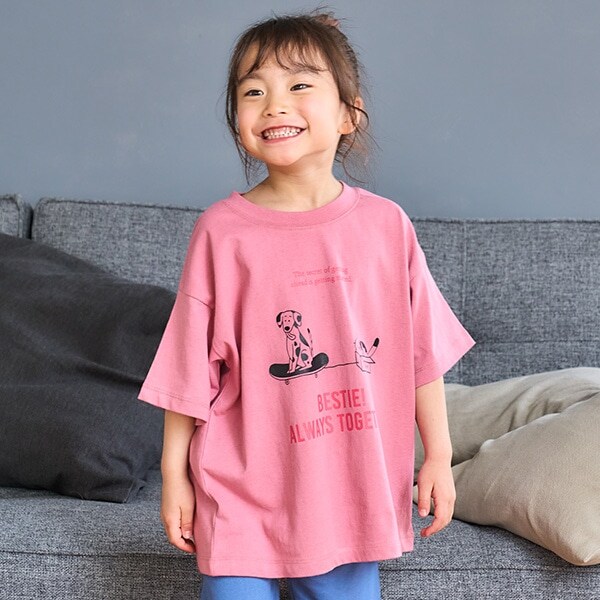 ［大人気につき再入荷！］【綿100%】【365D.】OFUZAKEグラフィックワイド半T