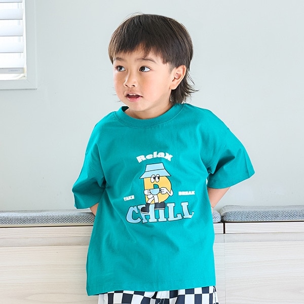 ［大人気につき再入荷！］【綿100%】【365D.】OFUZAKEグラフィックワイド半T