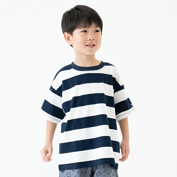 【365D.】アソートボーダーワイド半T