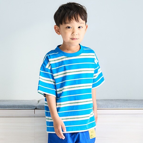 【365D.】アソートボーダーワイド半T