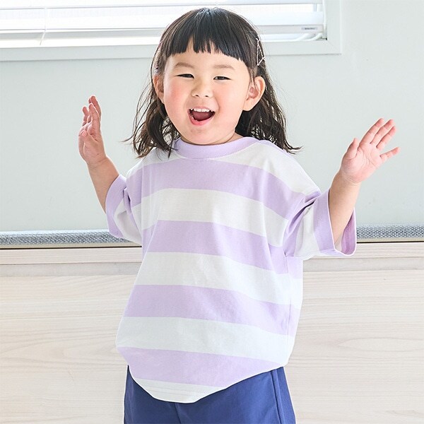 【365D.】アソートボーダーワイド半T