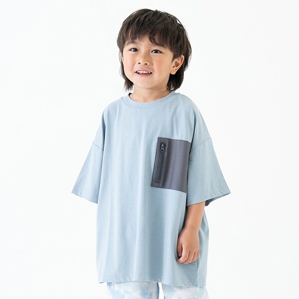 【水陸両用】メッシュポケットビッグ半T