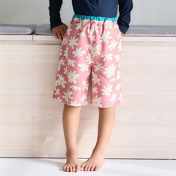 【SWIM】ダブルウエストスイムハーフパンツ