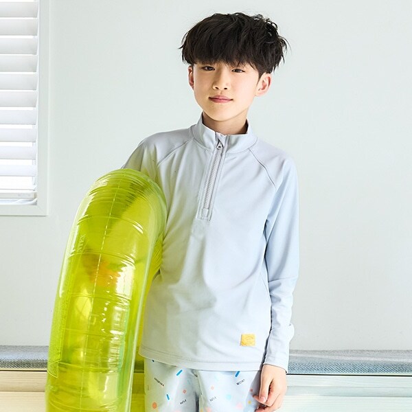 【SWIM】ハーフジップラッシュガード