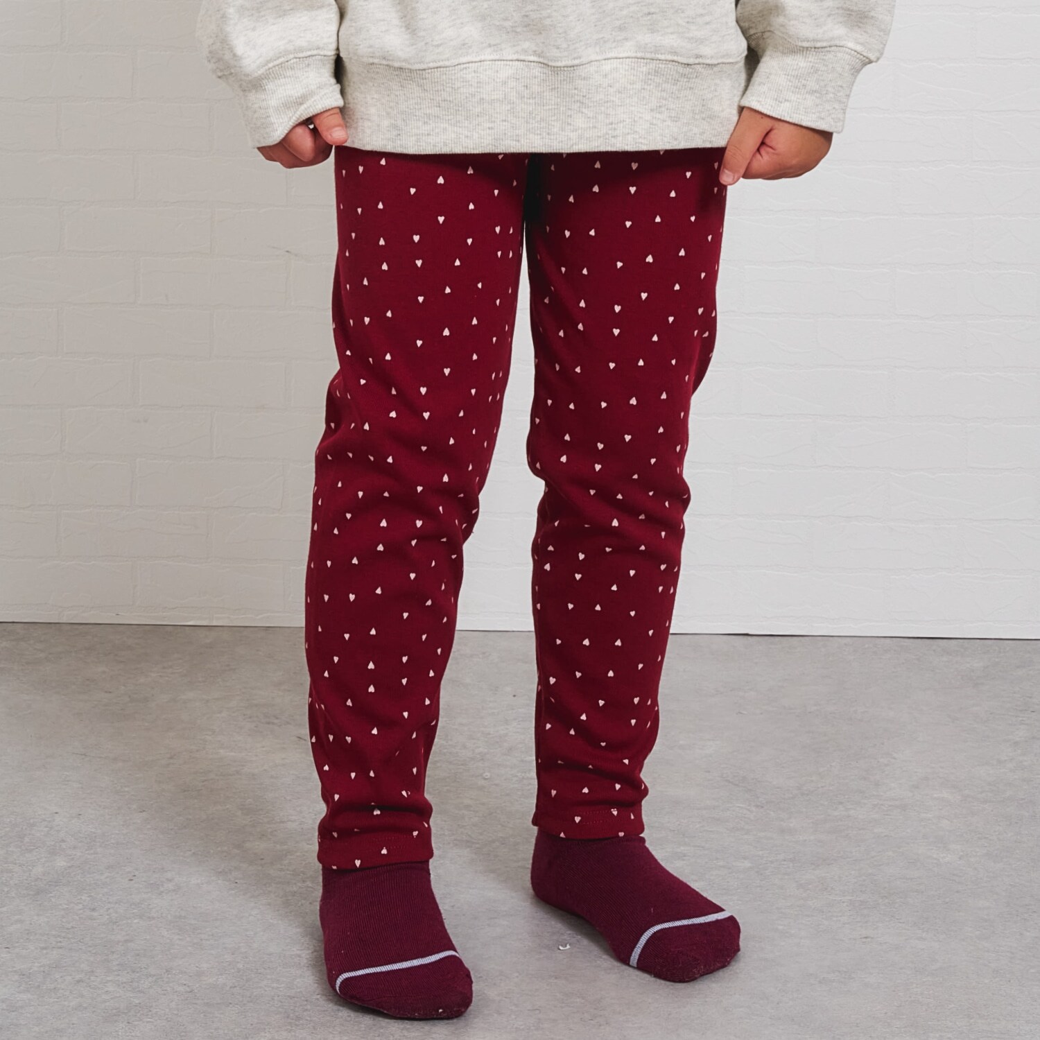 【365D.】防汚フライス柄レギンス