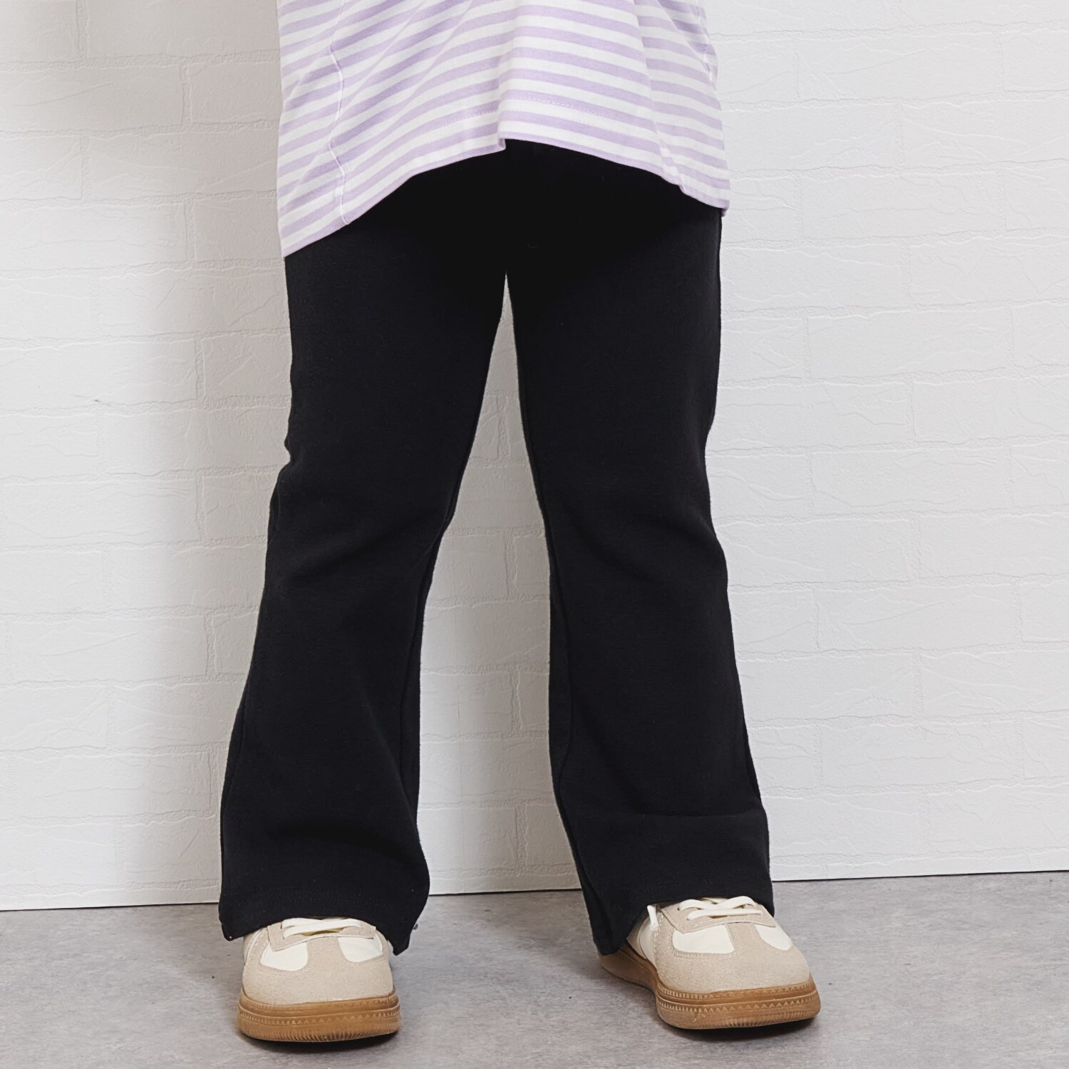 【365D.】防汚フライスフレアレギンス