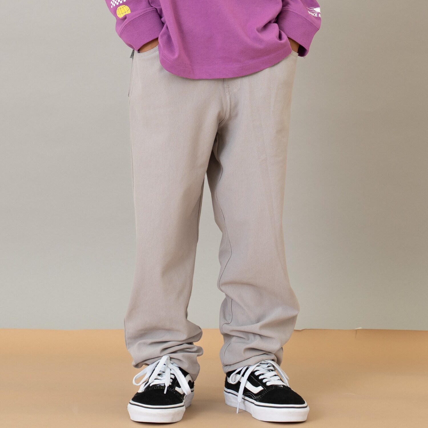 カットツイルスリムパンツ