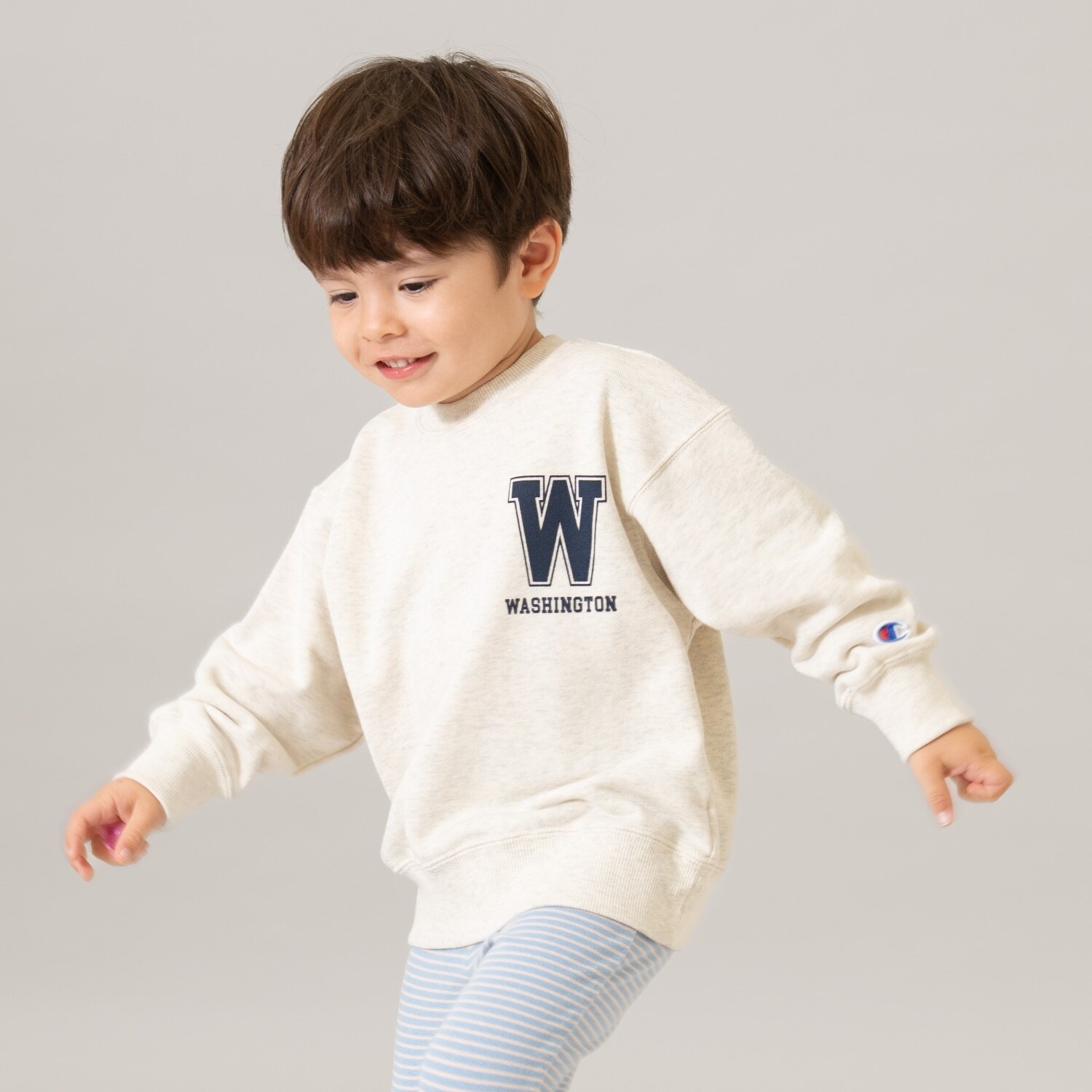 【Champion】バックWロゴスウェット