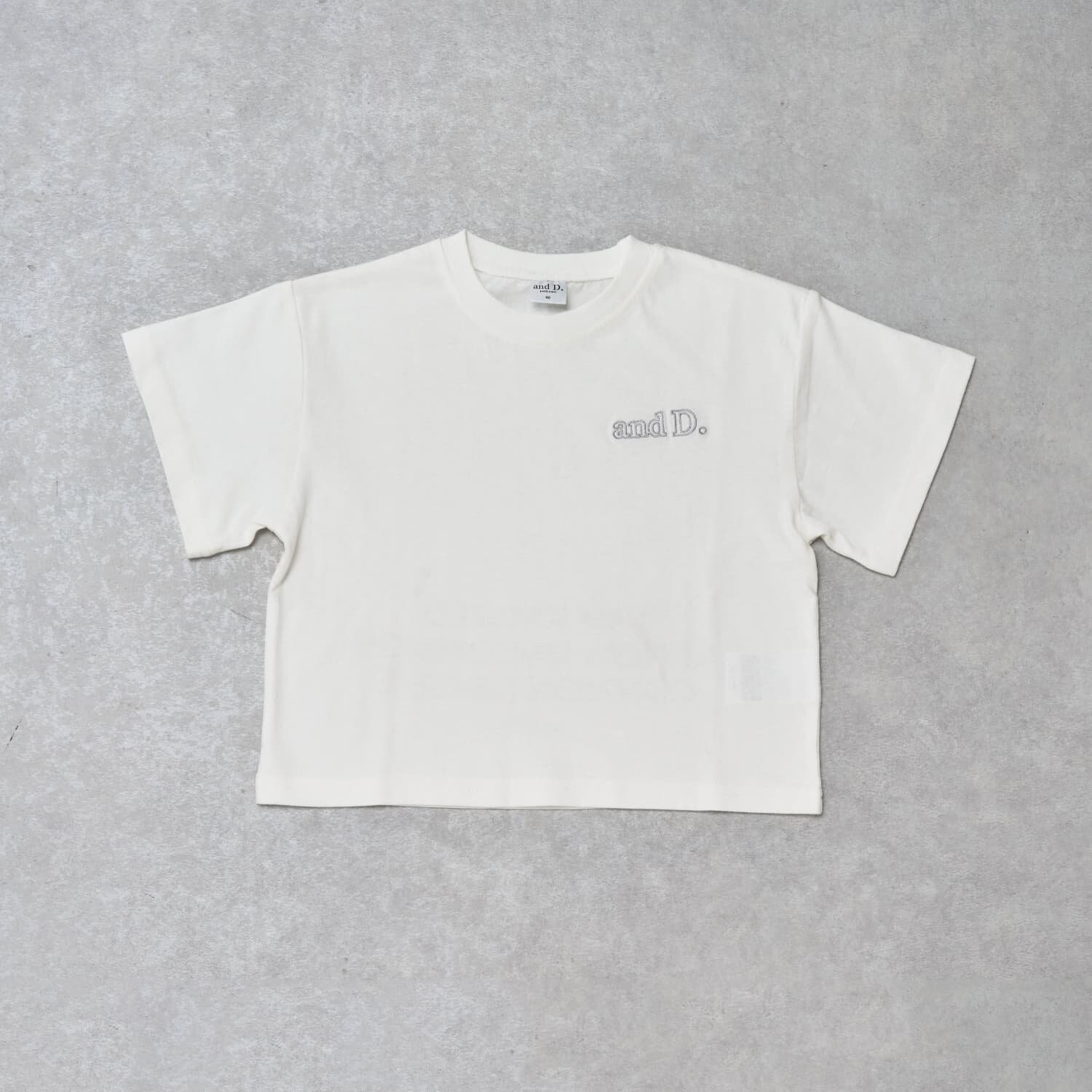 【綿100%】バックメッセージロゴ半袖T