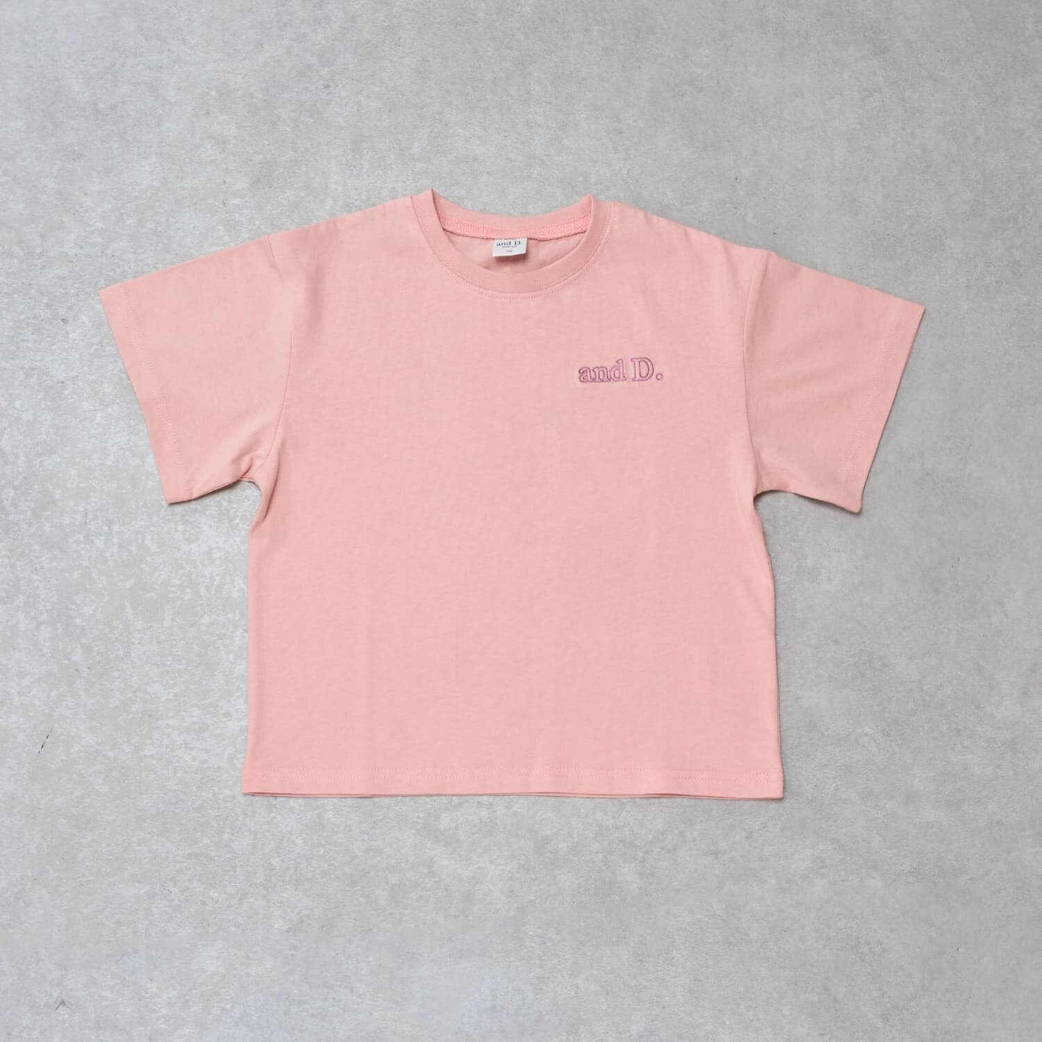 【綿100%】バックメッセージロゴ半袖T