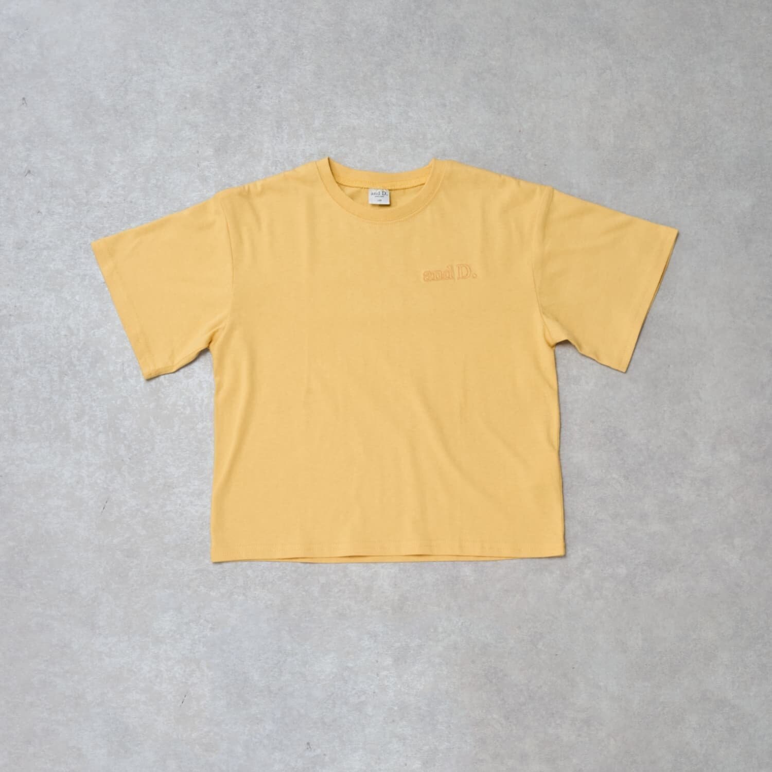 【綿100%】バックメッセージロゴ半袖T