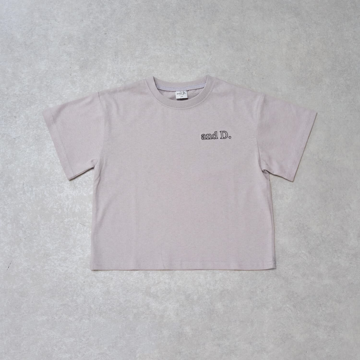 【綿100%】バックメッセージロゴ半袖T