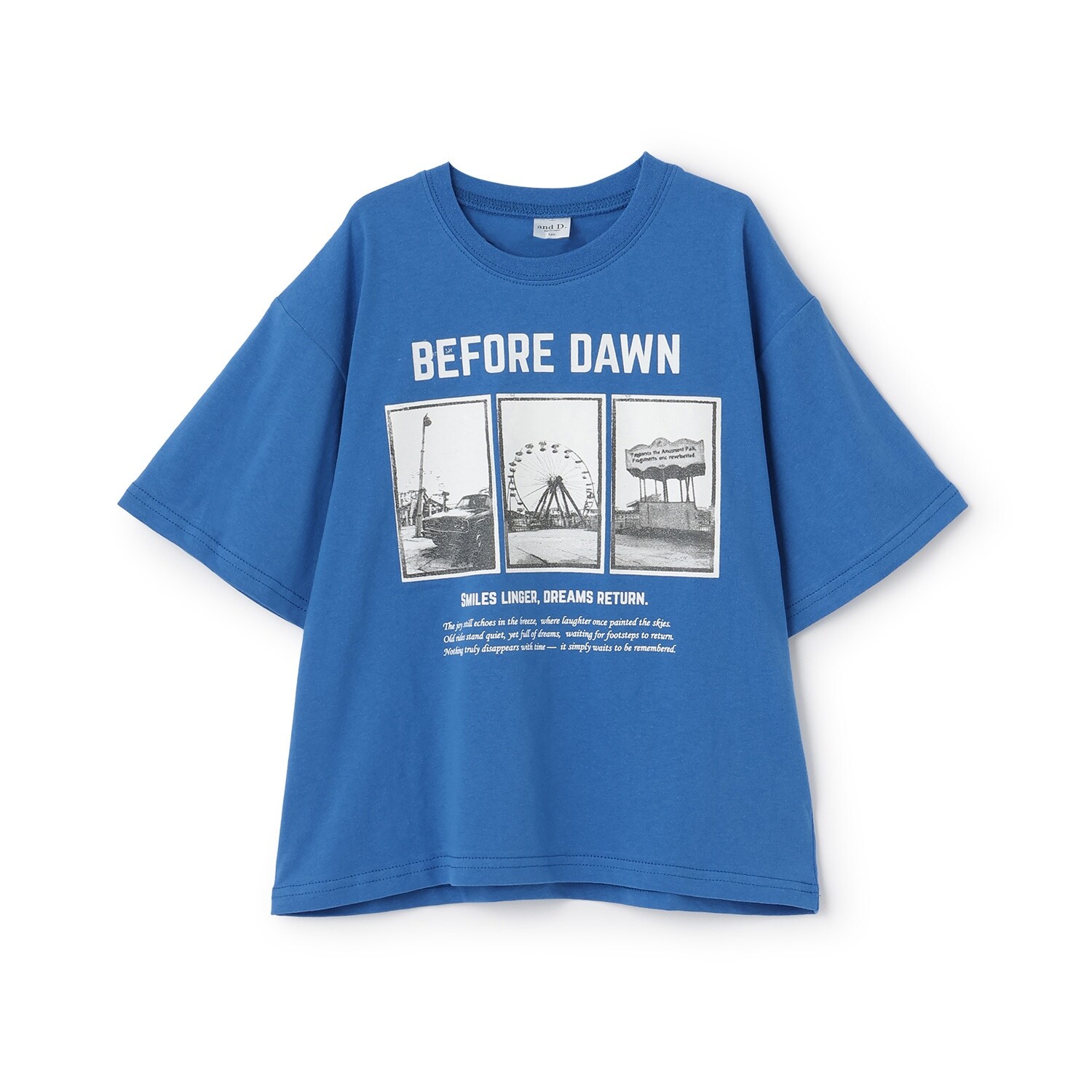 【綿100%】遊園地フォトプリント半袖T