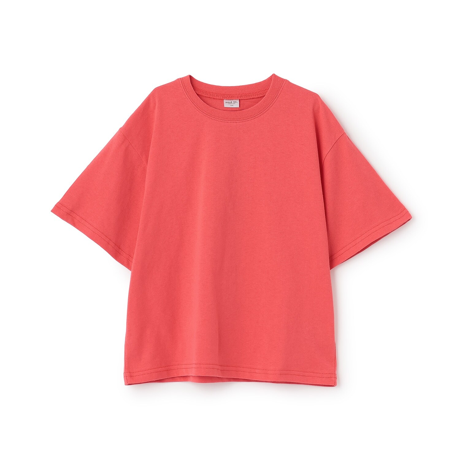 【綿100%】メッセージバック縦ロゴ半袖T