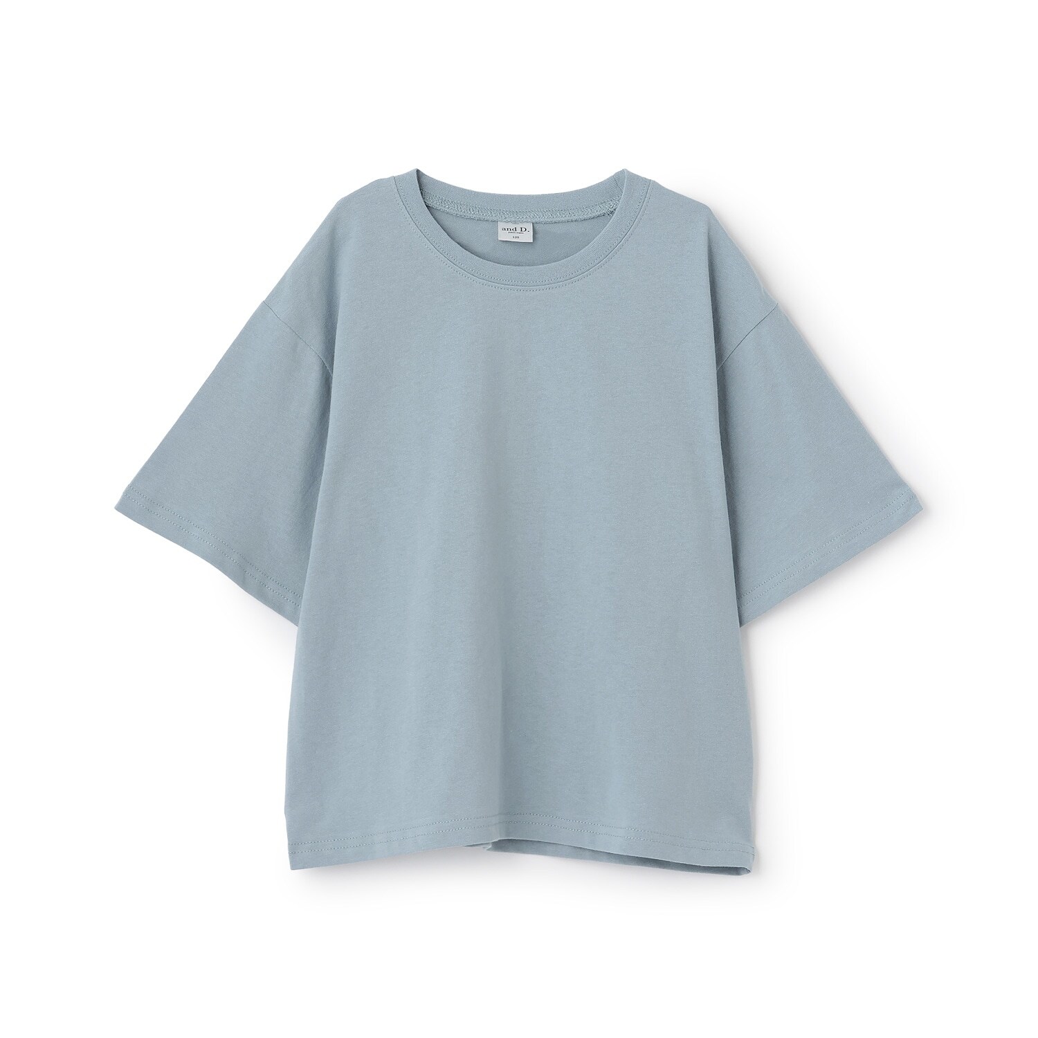 【綿100%】メッセージバック縦ロゴ半袖T