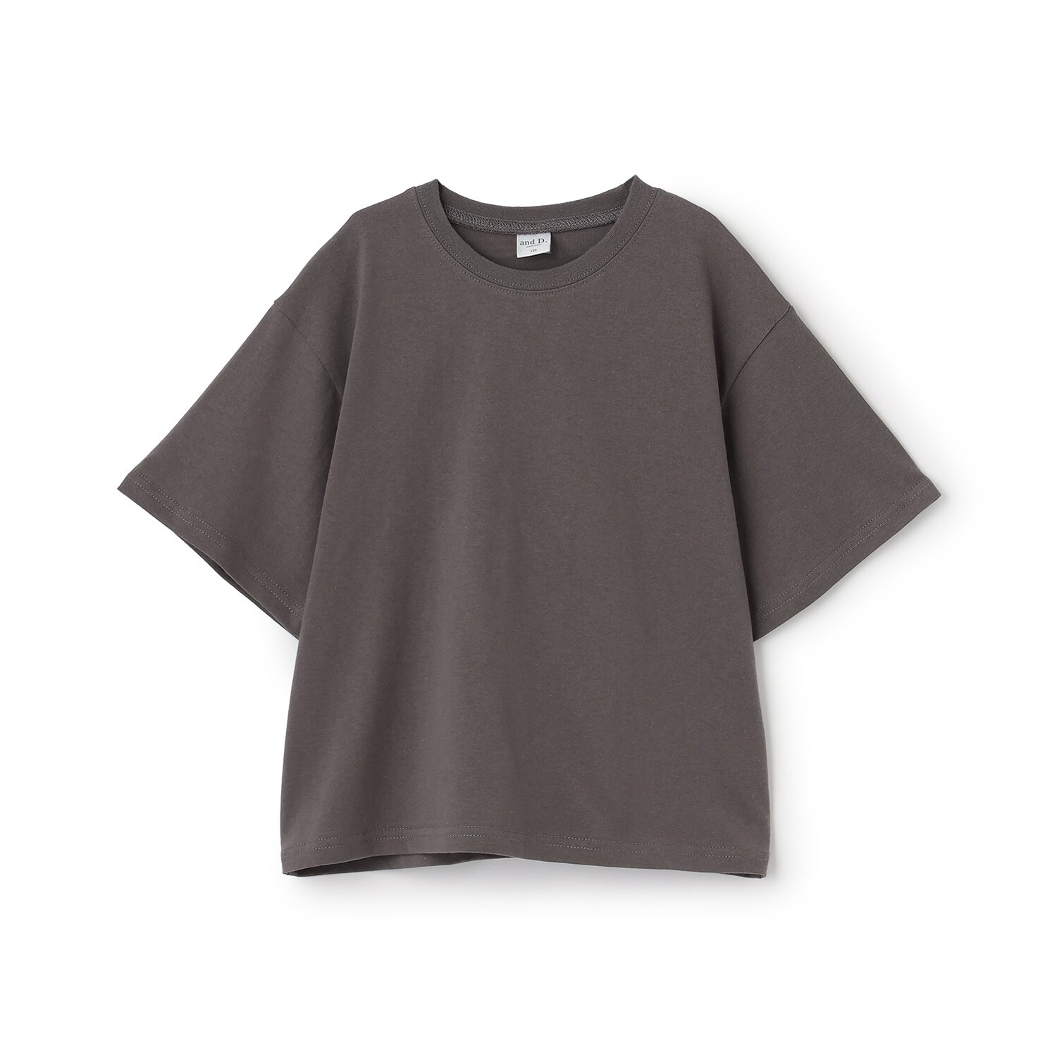 【綿100%】メッセージバック縦ロゴ半袖T