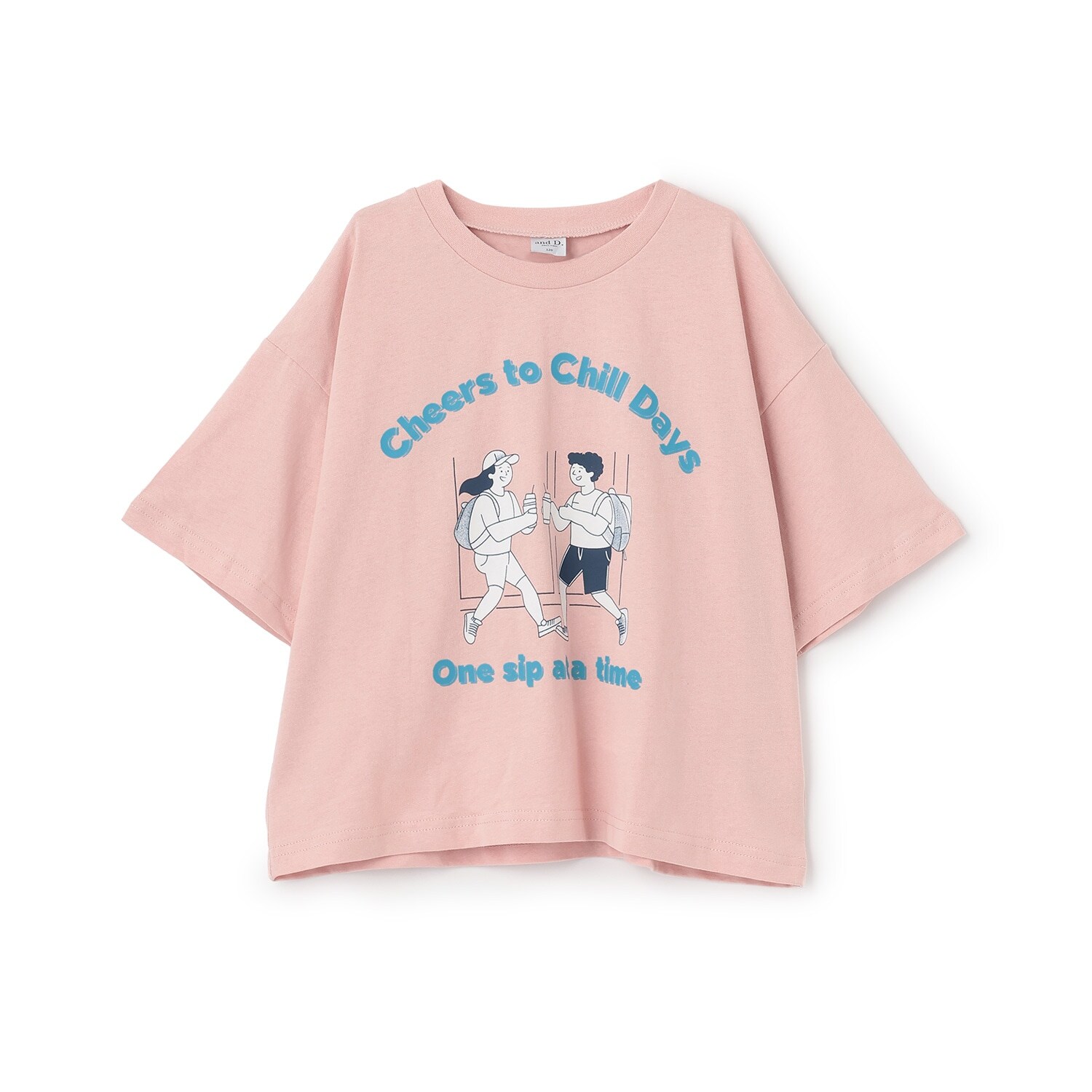 【綿100%】ピクニックモチーフ半袖T