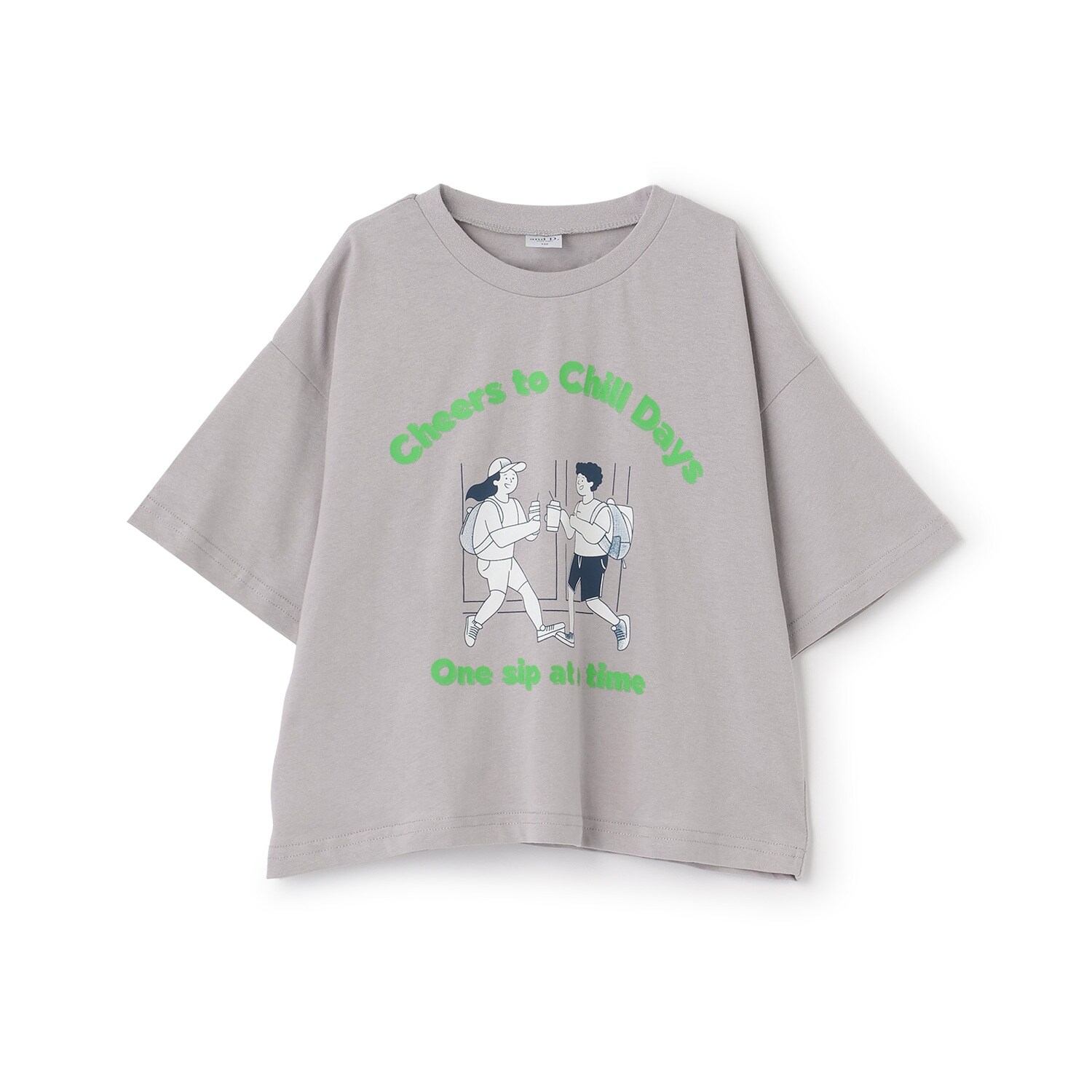 【綿100%】ピクニックモチーフ半袖T